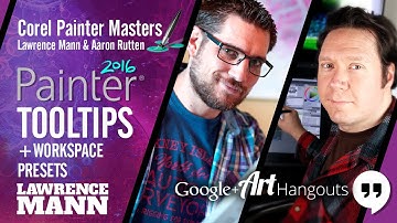 Corel Painter 2016: Tooltips, Hints + Workspace presets