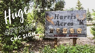 Biggest Sign made from CNC machine!