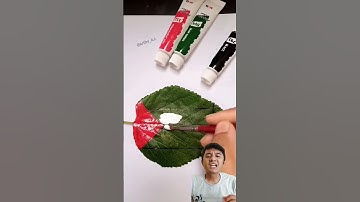 Thumbnail of GAMBAR DI DAUN⁉️ #explore #music #makeuptutorial #رسم #shortvideo #like