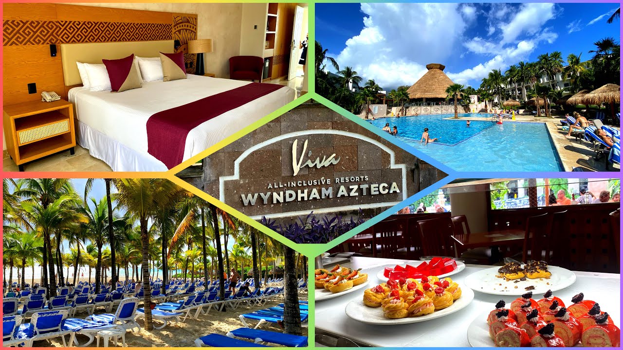 Viva Wyndham Azteca - All-Inclusive Resort Tour : Room, Beach, Pools ...