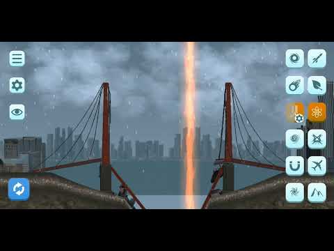 golden gate Bridge destruction scene in city smash (war of the worlds tripod) [fix]