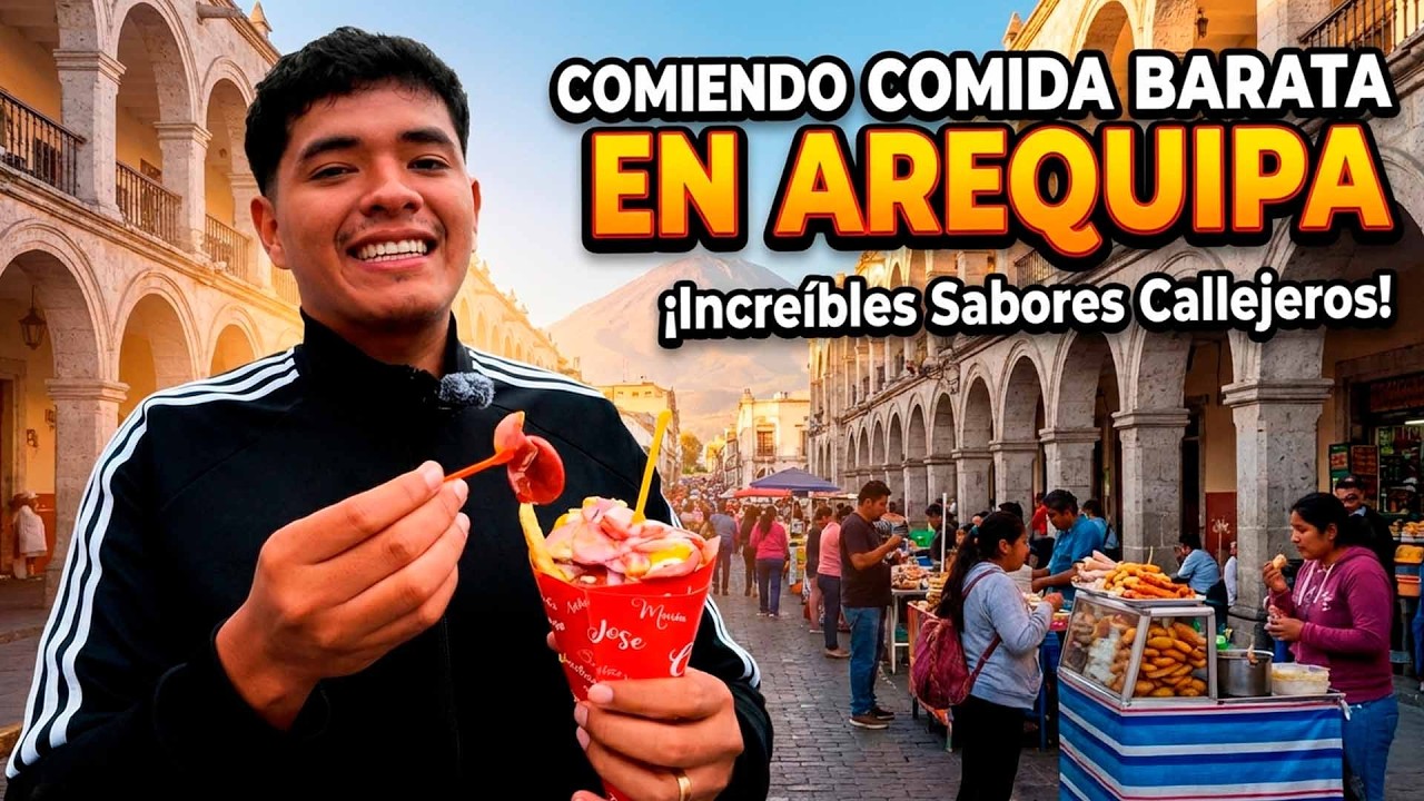 Probando comida BARATA en Arequipa