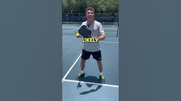 Trick to stop getting beat down the sideline #pickleball #pickleballtips
