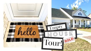 EMPTY HOUSE TOUR! | closing day and official tour - Fischer Homes Brand New Construction