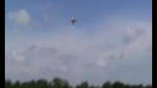 TREX 450 - Inverted Flight Shearing Grass into High Winds!