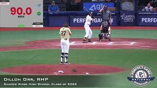 Dillon Orr Prospect Video, RHP, Shadow Ridge High School Class of 2022, CF View screenshot 5