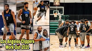 Los Angeles Clippers First Day Work Out 2020 in Orlando Bubble, With Kawhi Leonard and Paul George