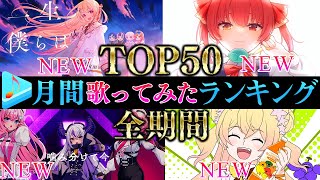 今年もありがとうございました！12月ホロライブ歌ってみた月間ランキング 50 most viewed cover song this MONTH【2023年12月】【hololive】