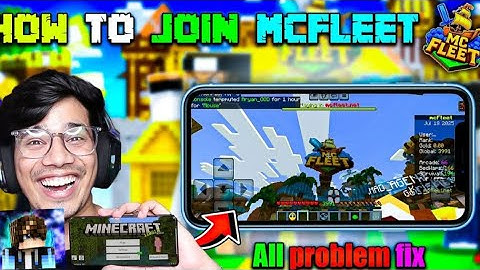 How to Join MCFleet Server in Minecraft PE Mobile | All Problem Fix @GamerFleet @AnshuBisht 