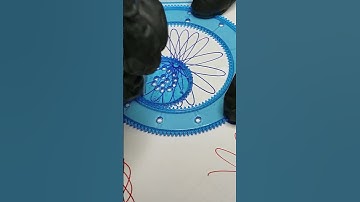 Beautiful Spirograph design 2 #spirograph #art #asmr #satisfying #asmrvideo #relaxing #asmrsound
