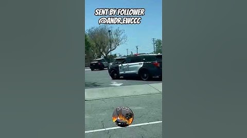 FONTANA POLICE AT JACK IN THE BOX- SIERRA & VALLEY 05/08/2024 VIDEO SENT BY SUPPORTER