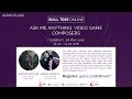 [Audio] Skill Tree Online Episode 07: Ask Me Anything - Video Game Composers