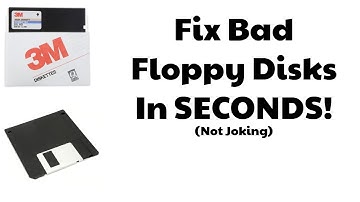 Fix bad floppy disks in seconds