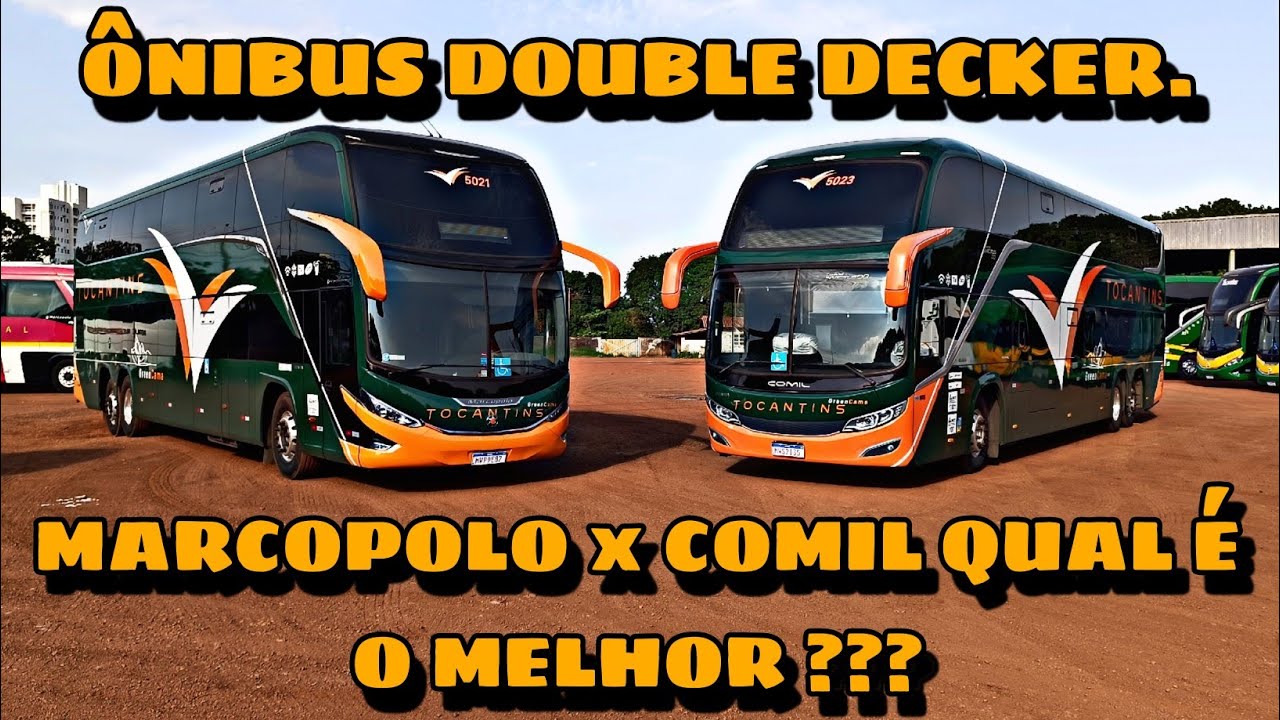 COMPARAÇÃO MARCOPOLO G8 DD LEITO CAMA x COMIL CAMPIONE INVICTUS DD LEITO CAMA QUAL É O MELHOR ?!