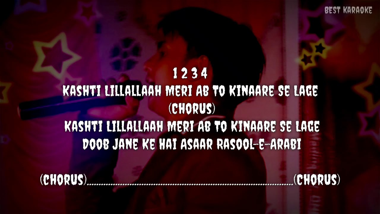 Kashtiye Umr Lage Paar Karaoke with Lyrics and Chorus Original KaraokeMD Jameel Karaoke