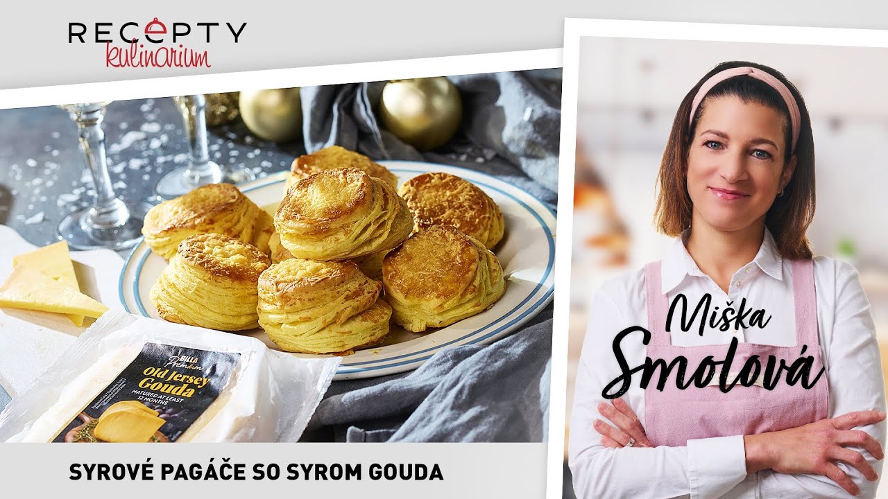 Syrové pagáče so syrom Gouda