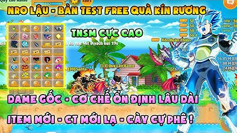 NRO LẬU | bản test free quà ngập hành trang, item mới, ct mới lạ | Dame gốc, ổn định lâu dài