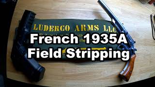 Field Stripping The French Model 1935A