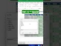 Excel Trick to Fill Blank Cells Fast | Save Hours of Work #excel #exceltips