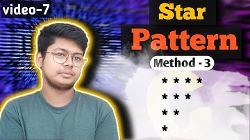 Inverted Half Pyramid in C | Method - 3 | Printing Star Pattern | video - 7