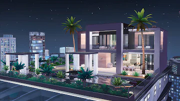 MODERN LUXURY PENTHOUSE | THE SIMS 4 | NO CC | Stop-motion