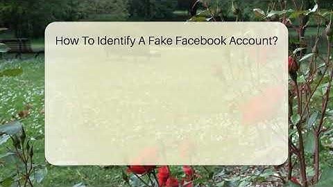 How To Identify A Fake Facebook Account? - Everyday-Networking