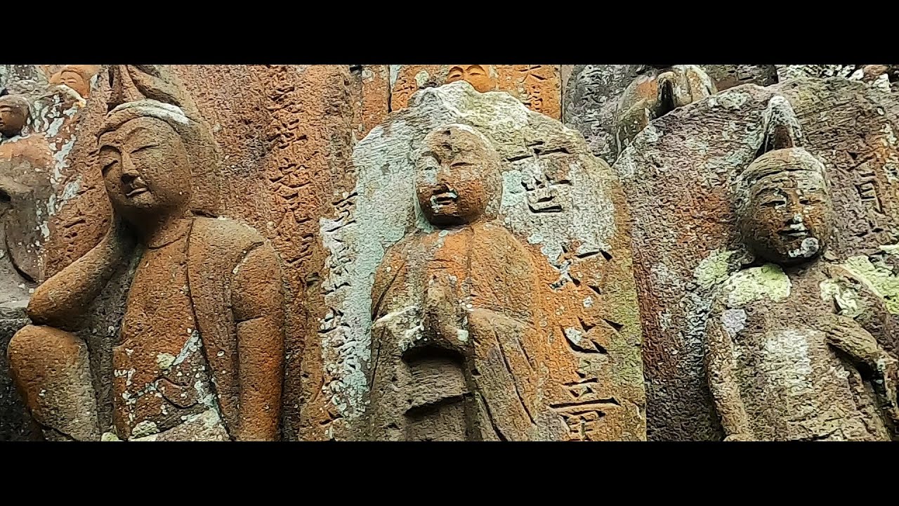 本瑞寺の無縁仏群【石仏・三崎・寺社の風景】（神奈川県三浦市）Miura Japan YouTube