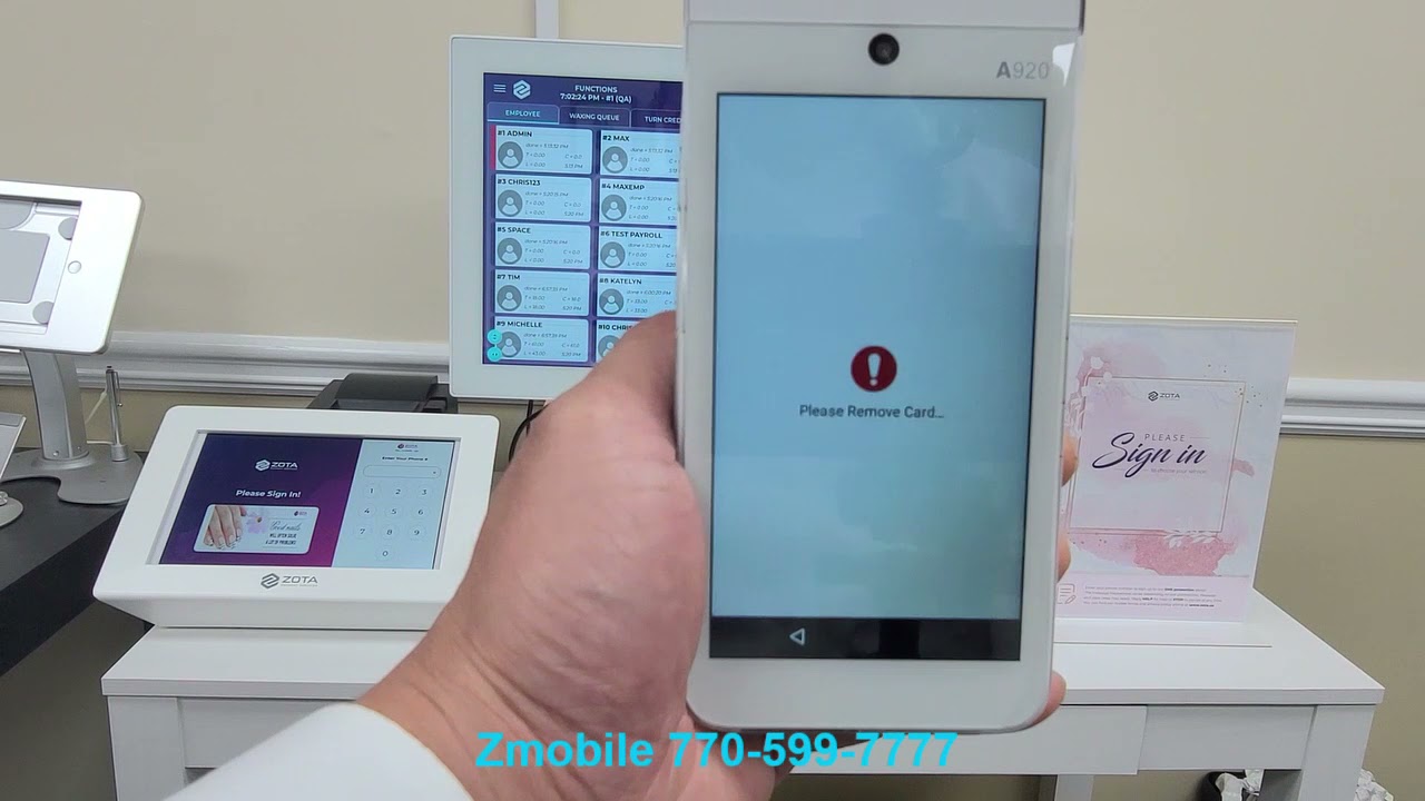 Outline Video Zmobile Nail Salon POS Vietnamese
