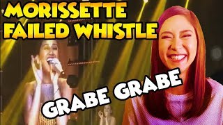 MORISSETTE AMON FAILED WHISTLE! BUT BOUNCES BACK LIKE A QUEEN!