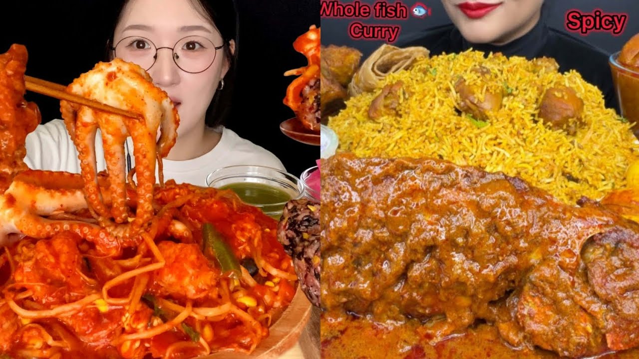 [1-Minute Mukbang] - JJBB.MANDOO, Spice ASMR