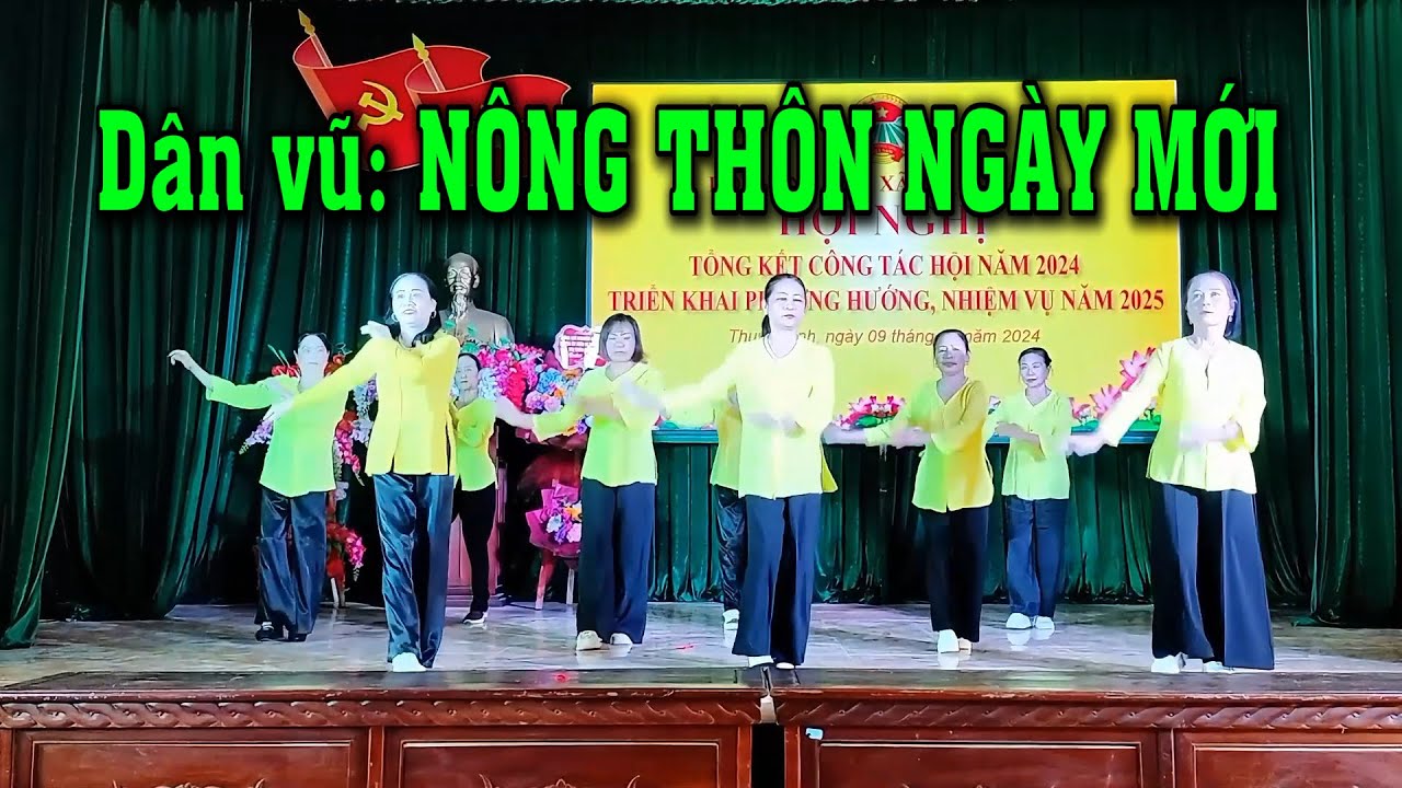 Dân vũ NÔNG THÔN NGÀY MỚI | Nông dân thôn Chính xã Thụy Chính
