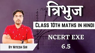 CH 06 || Triangles || NCERT EXE 6.5 || Class 10th Maths || Lec 11