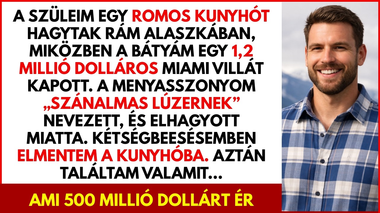 A szüleim egy romos kunyhót hagytak rám, míg a testvérem egy 1,2 millió dolláros villát kapott