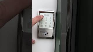 Unlock and Lock the Schlage Encode