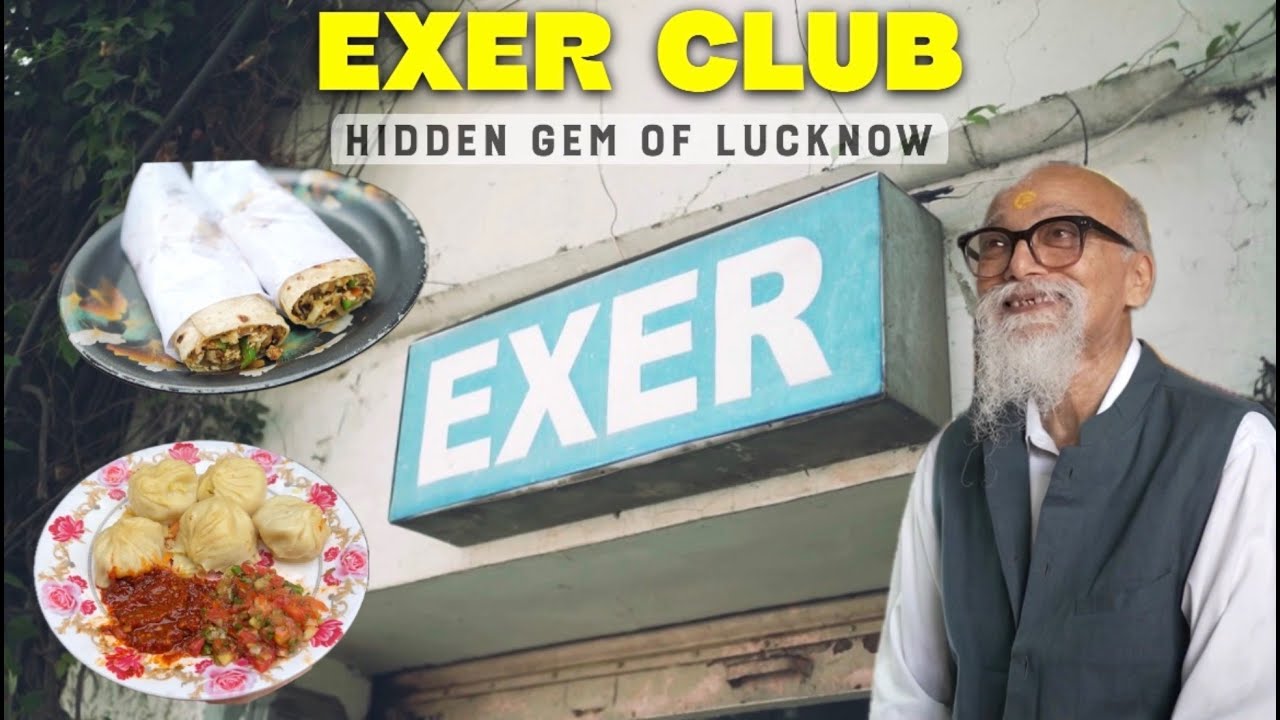 40 Year Old Hidden Gem Of Lucknow- Exer Club | Mushroom Sandwich | Cheese Burger | Paneer Franky