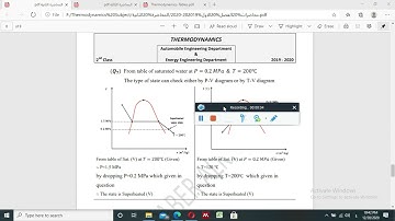 CHAPTER (2) properties of Pure Substances ( المواد النقيه) (part 2)