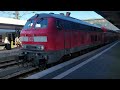 München HBF 11.10.2023 Regio Südostbayerbahn BR 218 x 2. Dieselpower.