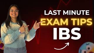 Last minute exam tips for IBS | CA Final | May'26
