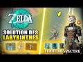 Zelda tears of the kingdom  solution des labyrinthes prophtie dedal tenue de spectre 