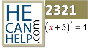 2321 {HECANHELP.COM USA & GEORGE MATHEW} Solve: Two Solutions for x