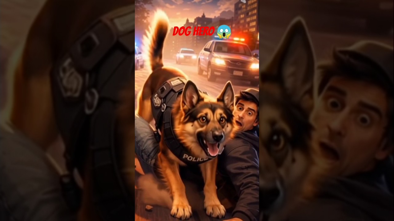 This Police Dog Stopped a Thief Alone 😱
