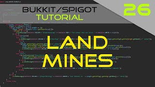 Minecraft Bukkit/Spigot Plugin Tutorial #26: Land Mines