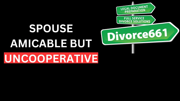 Default Divorce Case When Spouse Amicable but Uncooperative : Los Angeles Divorce #divorce661