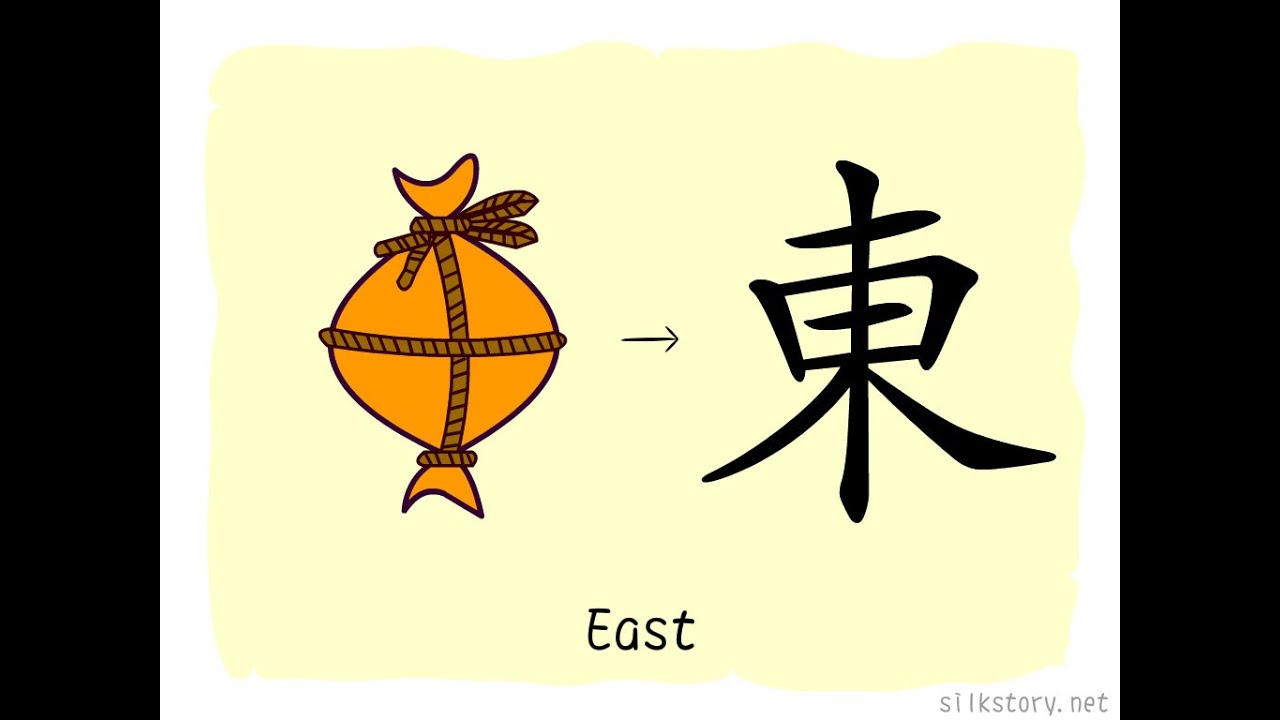 The Story of Chinese Character :東 - YouTube