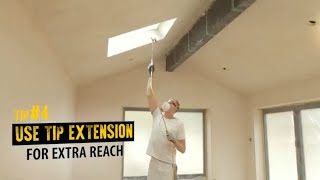 Airless Spraying Tips & Tricks | Use tip extension for extra reach | WAGNER