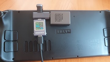 Steam Deck external SSD Enclosure Hagibis,smallest setup,adapters,ammeter display 