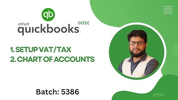 Quickbooks: Setup VAT/Tax & Chart of Accounts