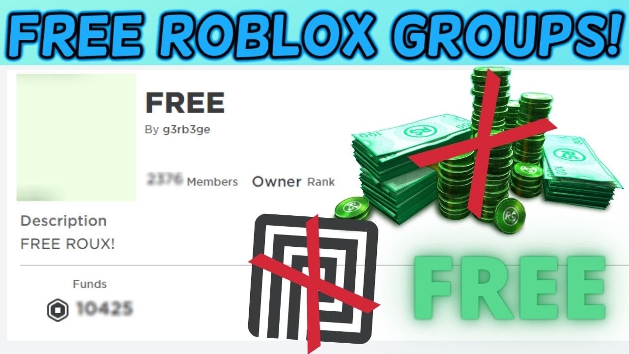 NEW! GET FREE GROUPS WITHOUT PREMIUM! (ROBLOX) 