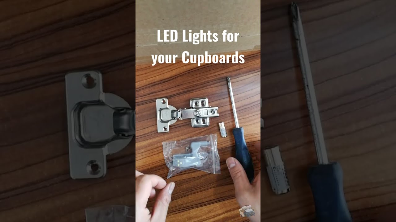 How To Fit LED Lights in Motorhome Cupboards - Easy to Install Hinge Mounted LED Lights