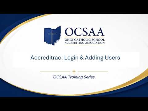 Accreditrac: Login & Adding Users